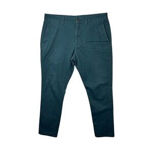 Slacks 34x34 Jewel-Tone Dark Bluish Green Old Navy